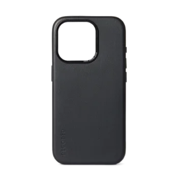 Dekodēts ādas futrālis ar MagSafe magnētisko drošinātāju iPhone 15 Pro Max - melns | Decoded Leather Case with...