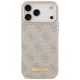 Guess 4G Logo Plate MagSafe vāciņš iPhone 17 Pro Max, rozā