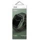 UNIQ pasek Linus Apple Watch Series 4/5/6/7/8/SE/SE2/Ultra 42/44/45mm. Airosoft Silicone moss green