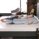 Multifunctional Maternity Pregnancy and Breastfeeding Pillow J-shape
