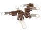 Universal Zipper Repair Kit with 6 Replacement Sliders, 3 Sizes