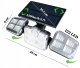 Outdoor Garden Light Solar Night Lamp with Motion Sensor, 122 LED