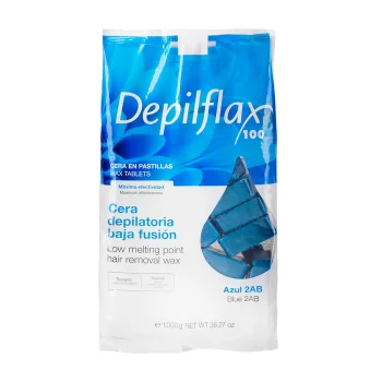 Depilflax Azulene cietais vasks depilācijai bez strēmelēm, 1 kg
