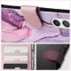 Samsung Galaxy A35 ( SM-A356E/DS ) Tech-Protect Wallet Book Case Cover, Pink Marble | Telefona Vāciņš Maciņš...