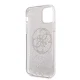 Чехол Guess 4G Circle Glitter для iPhone 11 Pro розовый