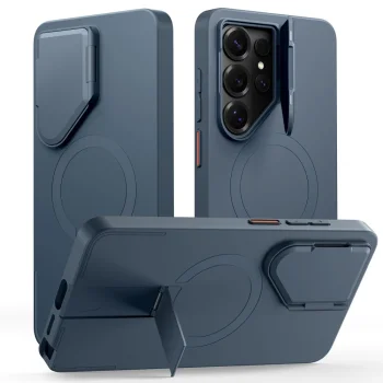 Tech-Protect Kevlar Aura MagSafe vāciņš priekš Samsung Galaxy S26 Ultra, tumši zils