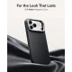 Чехол ESR Leather Kickstand MagSafe для iPhone 18 Pro Max / 17 Pro Max, черный