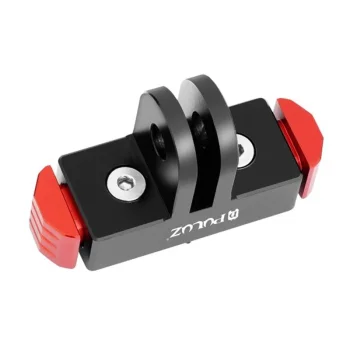 Magnētiskais stiprinājums Puluz priekš GoPro HERO13 Black / MAX2, melns/sarkans