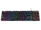 Игровая клавиатура с LED подсветкой, черная