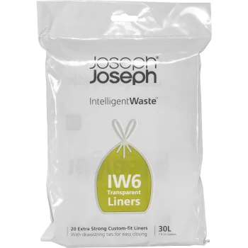 Joseph Joseph atkritumu maisi, 30 l, 20 gab., caurspīdīgi