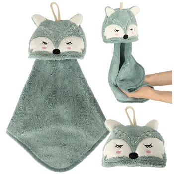 Детское полотенце, 42х25см, Голубая лиса | Baby Towel
