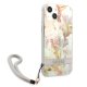 Guess iPhone 13 mini vāciņš Flower Strap Violet