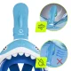 TSUNAMI Shark Full Face Snorkeling Mask for Kids, Blue