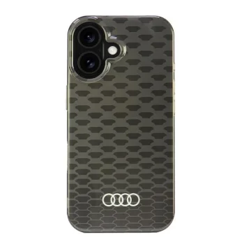 Audi IML Stitching Pattern MagSafe Case for iPhone 16 6.1", Black