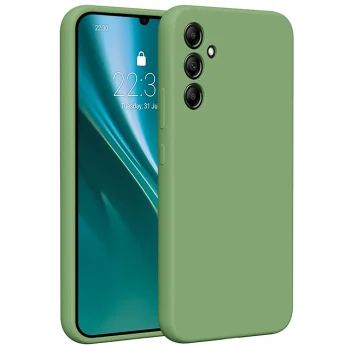 Чехол Etteri Silicone Case для Samsung Galaxy A34 5G светло-зеленый