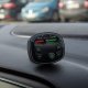FM modulators Forever TR-360 ar Bluetooth un 20W USB-C ātro uzlādi, melns