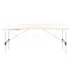 Activfizjo Komfort Folding Massage Table, Aluminum, 2 Sections, Cream