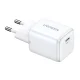 Ugreen Nexode mini CD318 GaN 20W USB-C lādētājs PD 3.0 / QC 4.0, balts