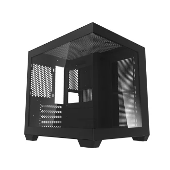 Datora korpuss Darkflash C275P M-ATX, Mini Tower, bez ventilatoriem, Black