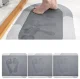Быстросохнущий Коврик для Ванной Комнаты, Чёрный | Quick-Dry Bathroom Mat
