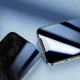Joyroom Knight 2.5D TG aizsargstikls iPhone 14 Plus ar melnu rāmi JR-H03