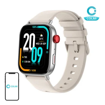 Viedpulkstenis Colmi C8 Max Sudraba Bluetooth