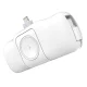 Wozinsky WF16-YLS 5000mAh 15W Mini Power Bank with Lightning, USB-C Cable & Apple Watch Charger, White