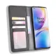 OnePlus 8 Pro Vintage Texture PU Leather Case Wallet Cover, Black | Чехол Книжка Кабура для...