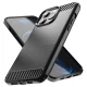 Elastīgs TPU vāciņš iPhone 13 Pro Max Carbon Case, melns