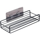 Self-adhesive Kitchen and Bathroom Shelf, Black