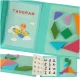 Магнитная книга-головоломка 3D блоки Tangram