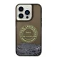Karl Lagerfeld Liquid Glitter RSG vāciņš iPhone 14 Pro, melns