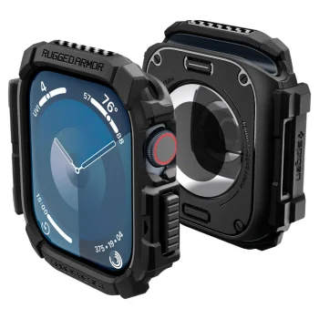 Чехол Spigen Rugged Armor для Apple Watch 10 46mm Black