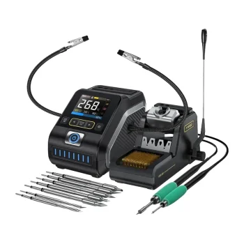 Паяльная станция FNIRSI DWS-200F 200W с экраном 2.8" TFT