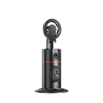 Yesido SF20 magnētiskais stabilizators ar sejas izsekošanu AI 360° 1200mAh, melns