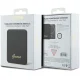 Guess MagSafe bezvadu ārējais akumulators Metal Script Logo 5000mAh, melns