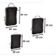 Luggage Suitcase Organiser Travel Garment Bags for Clothing, Underwear, Cosmetics etc., Set of 3