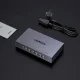 Tīkla komutators Ugreen CM753 6 porti 1 Gb/s ar PoE+, pelēks
