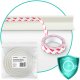 Ricokids 798710 aizsargputu lente mēbelēm, balta, 6 m