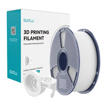 Пластик для 3D-принтера Sunlu PETG High-Speed Matte, белый (PETG H-S M W)