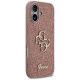 Guess Fixed Glitter Big 4G Phone Case Cover iPhone 17 - Pink