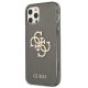 Guess iPhone 12 Pro Max Case Glitter 4G Big Logo Black