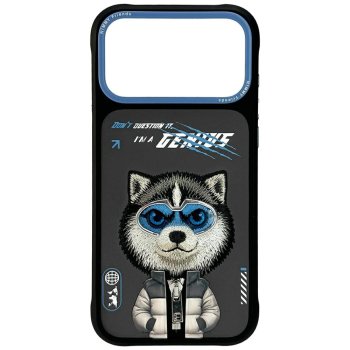 Nimmy iPhone 17 Pro Case Cool&Cute 2.0 Wolf, Black