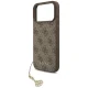 Guess iPhone 17 Pro Max vāciņš 4G Charms Collection MagSafe, brūns