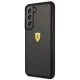 Чехол Ferrari On Track Real Carbon для Galaxy S22+ (черный)