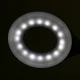 Activeshop Ring LED Snake galda lampa ar regulējamu gaismu, balta