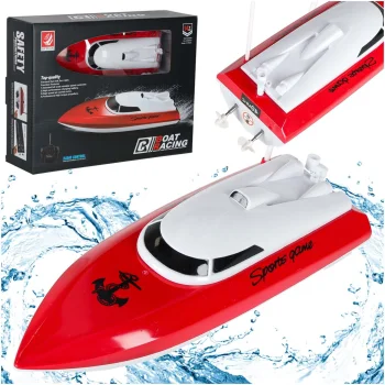 Радиоуправляемая лодка RC 4CH Mini CP802, красная