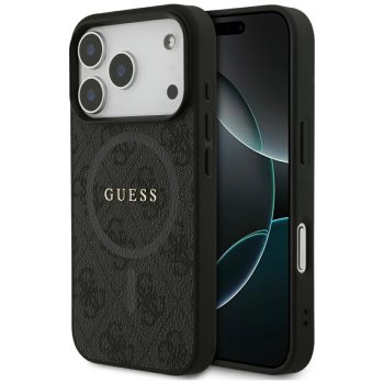 Чехол Guess 4G Ring Classic Logo MagSafe для iPhone 17 Pro – черный