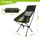 Складное кресло для рыбалки Trizand 41x52x86 см, черное