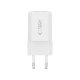 Tech-Protect NCM33W 2-portu PD33W/QC3.0 sienas lādētājs – balts